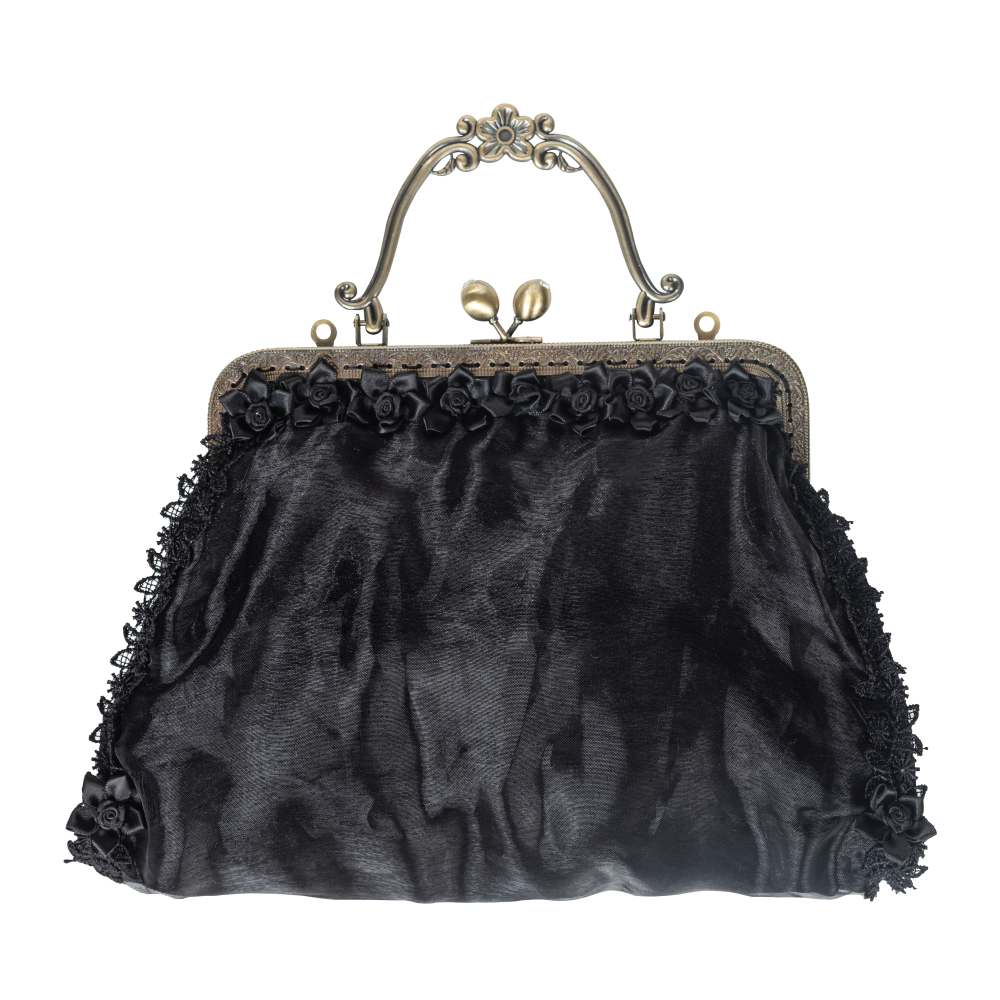 Sinister - B105 organza bag Handbag - Black